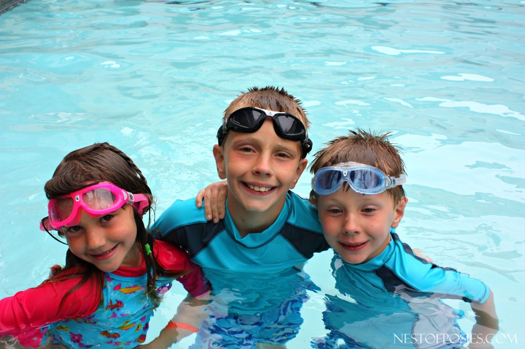 Learning how to swim - Nest of Posies