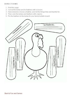 Thanksgiving Coloring Pages