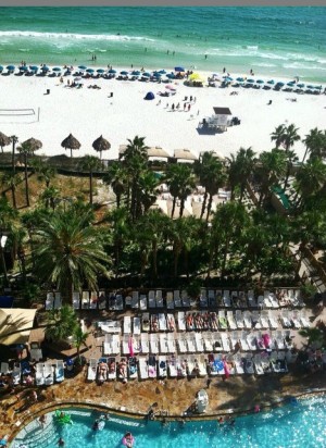 View from Holiday Inn Resort in PCB, FL - Nest of Posies