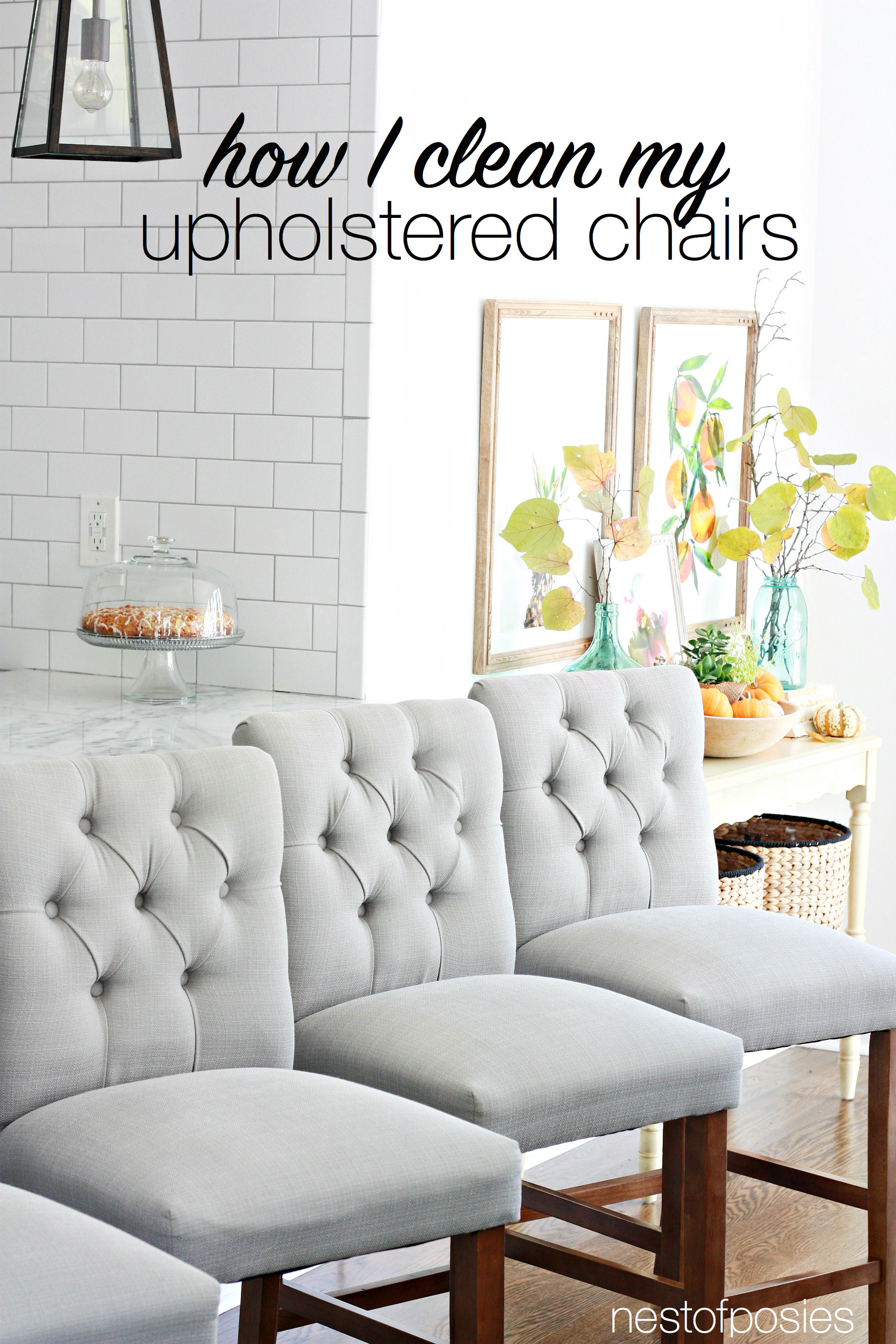 How to Clean Upholstered Chairs at Home 