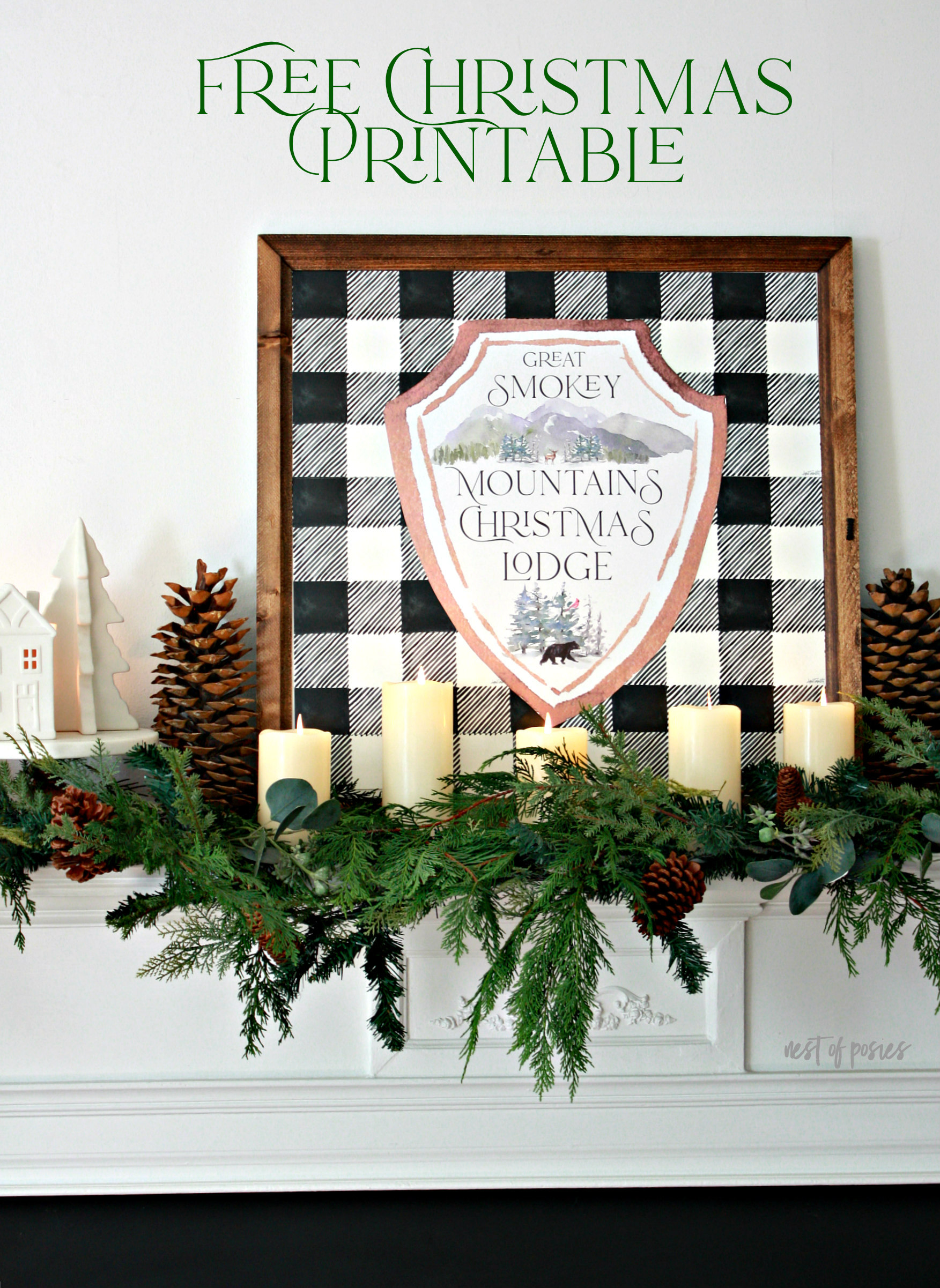 Buffalo Check Christmas Decor Ideas - Lolly Jane