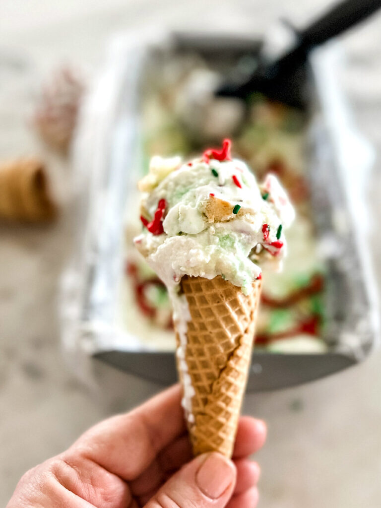 Christmas Tree Ice Cream 