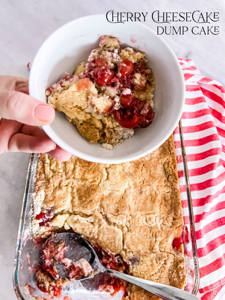 Cherry Cheesecake Dump Cake - Nest Of Posies